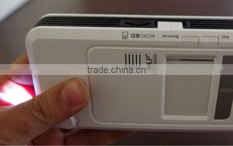 100lumen wifi mini dlp projector (SMP7027)---VGA 854*480 pixel---100 Lumens