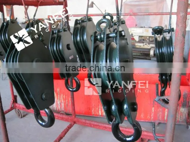 Pulley Snatch Block With Double Sheeves