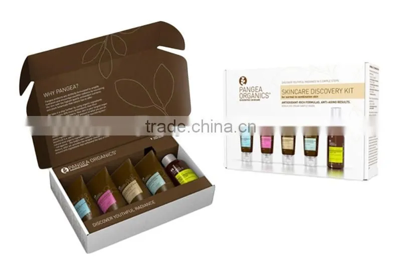 Offset printing clear plastic window packaging lip gloss box