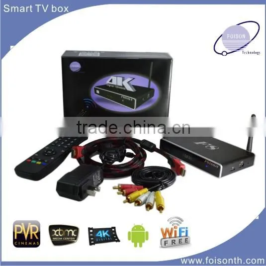 Hottest FT-F8 Full HD Media Player 4K Quad Core CPU and Octa Core GPU Android iptv Box.
