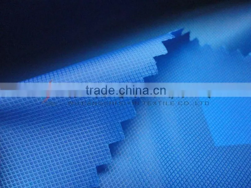 390T/0.1 Poly Taffeta diamond plaid fabric