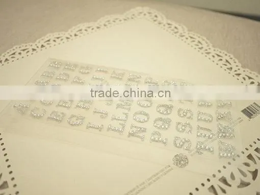 adhesive glitter hologram sticker for decoration