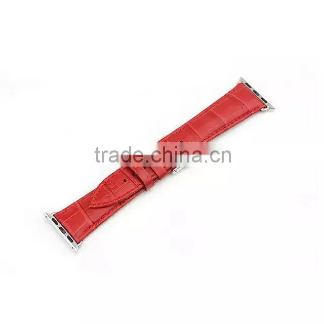 Double leather watch band for iphone watch
