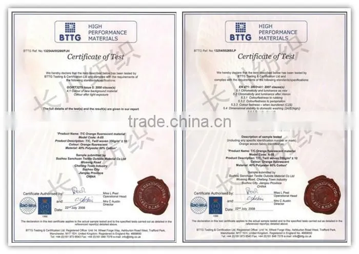 conductive fabric with fire retardant coating for fireman uniform