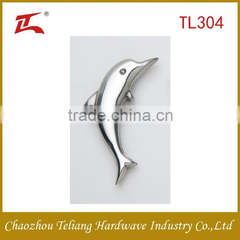 mirror polish stainless steel accessories for door design dolphins