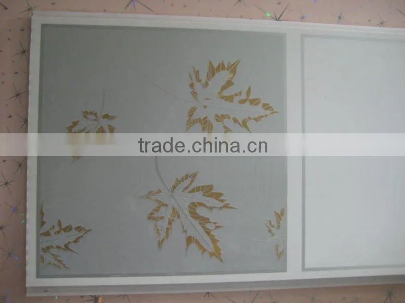 hot sale interior decoration bathroom ceiling tile design pvc wall covering panels for house