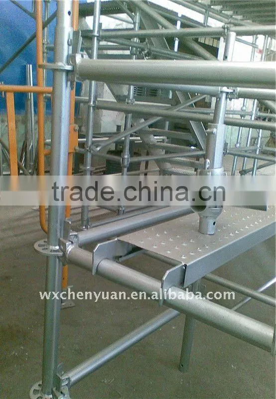 Ringlock steel scaffolding