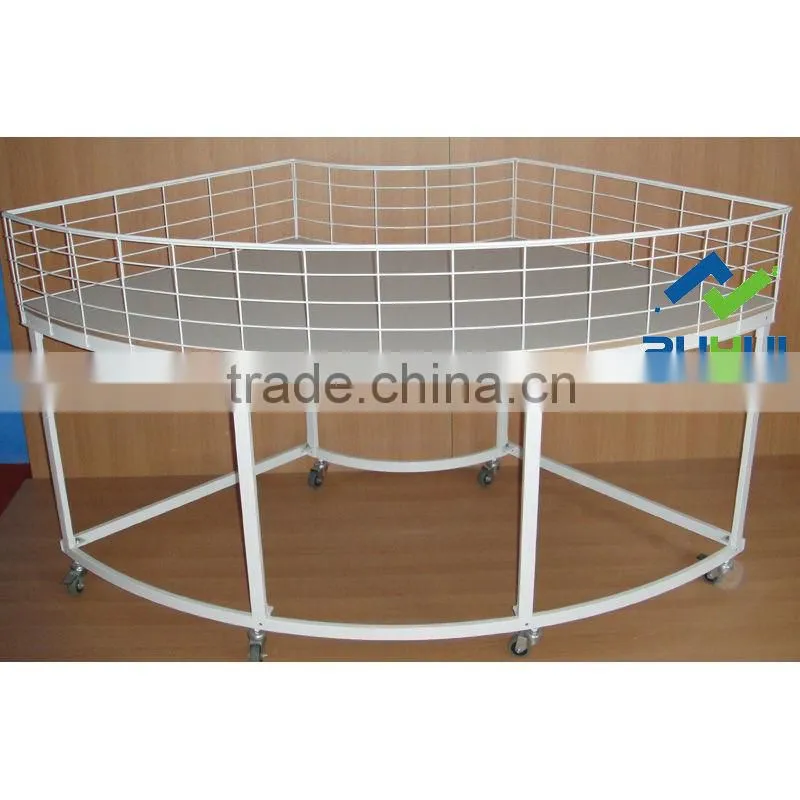 big round luxurious store stand for bulk promotion