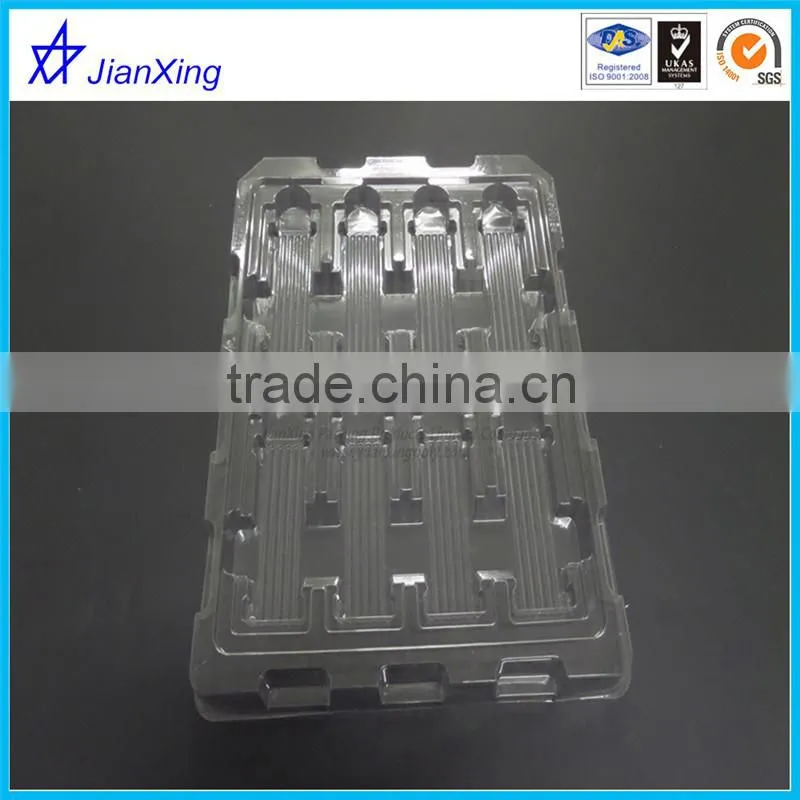 white pp parts inserted tray