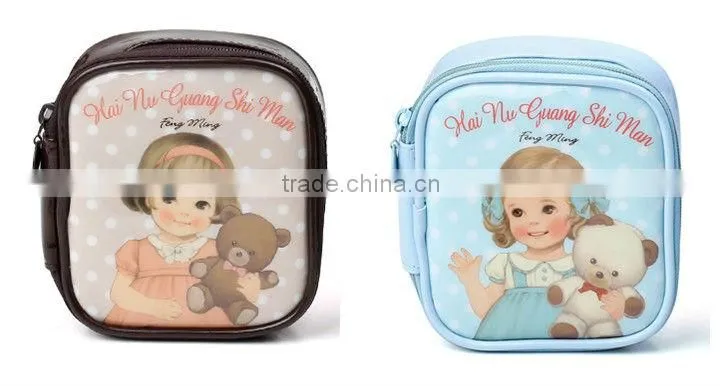very cute make up bag private label cosmetic bags