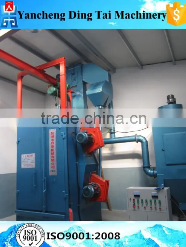 High efficiency burnishing machine /shot polishing machine/ hook shot blasting machine