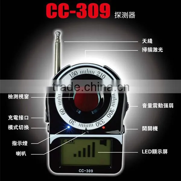 wireless 3.7V frequency 1MHz-6.5GHz anti eavesdropping tracking detector mini light Camera protect personal privacy chargeable