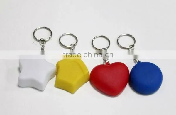 led keychain light heart shaped led keychain light