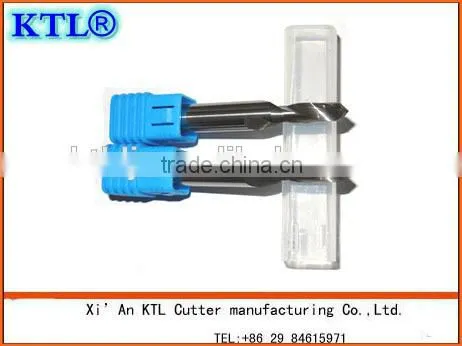 Solid step tungsten carbide tipped drill bits for hardened steel