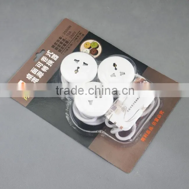 3pcs multi function switched socket outlet