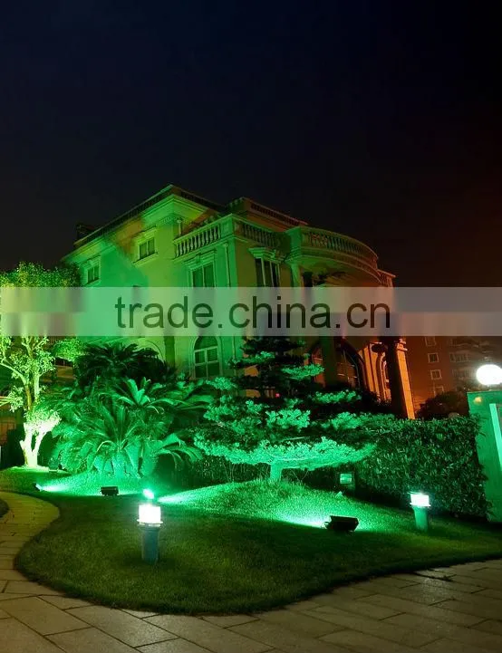 10w black case led 10watt outdoor flood light 100-240v, bridgelux, white, rgb color