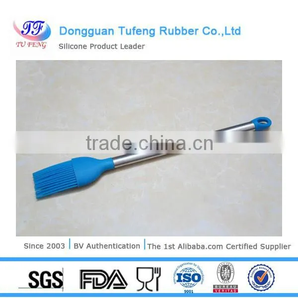 2016 Dongguan Tufeng food grade heat resistant silicone saluminium baking trays brush
