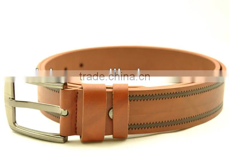 2015 bonded leatehr Braided Belt for Men