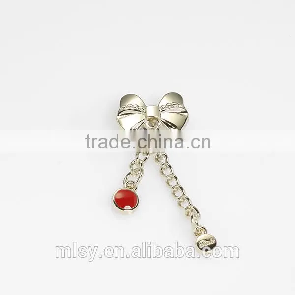 Beautiful custom made metal hat label Brightness C1-80018