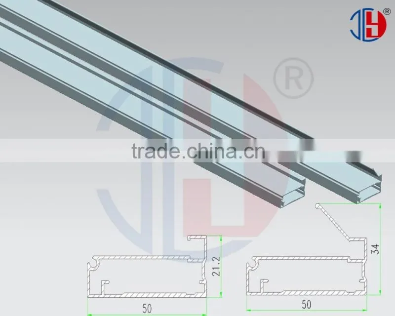 aluminium sliding window section