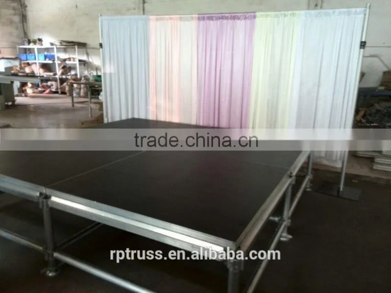 Easy installation aluminum stage cheap portable aluminum stage adjustable aluminum stage