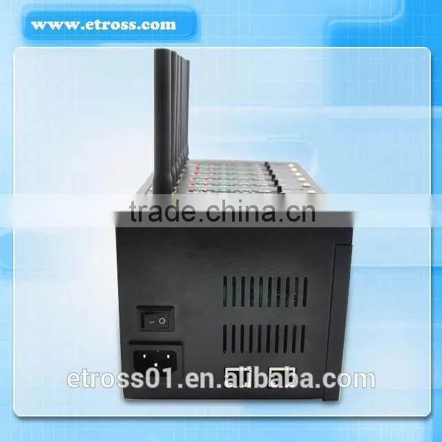 GSM 32 sims 8 Ports Etross-8132 GSM Modem with auto IMEI Changeable