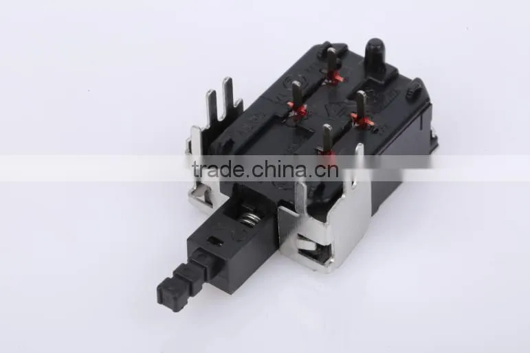 High quality electricals 4pin power push switch with lamp,china supplier