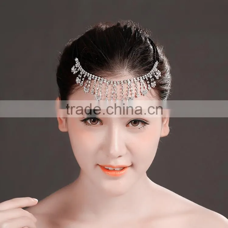 china wholesale crystal headbands, crystal bridal headband