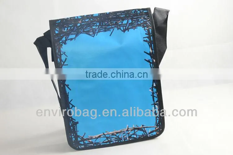 Shoulder Bag Non Woven w/ Flap
