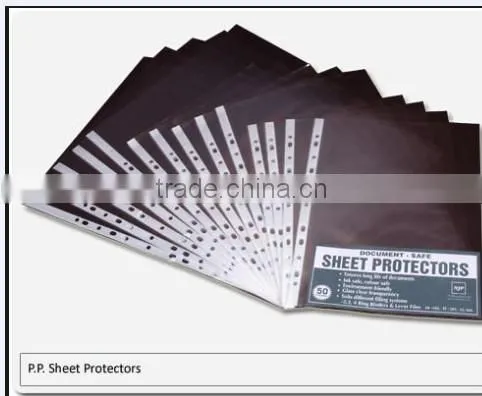 a4 size waterproof 11 holes pp sheet protector for sale