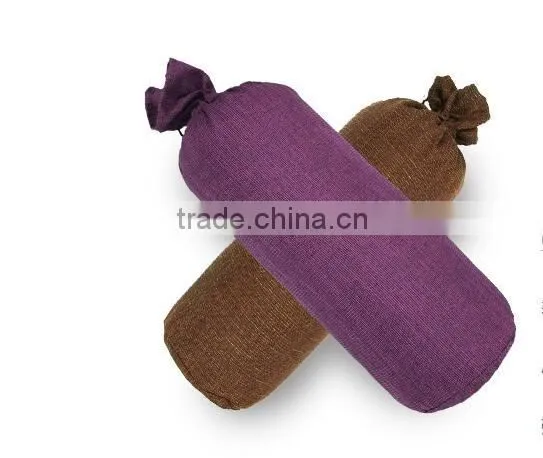 Virson linen material yoga handstand neck pillows, yoga bolster pillows