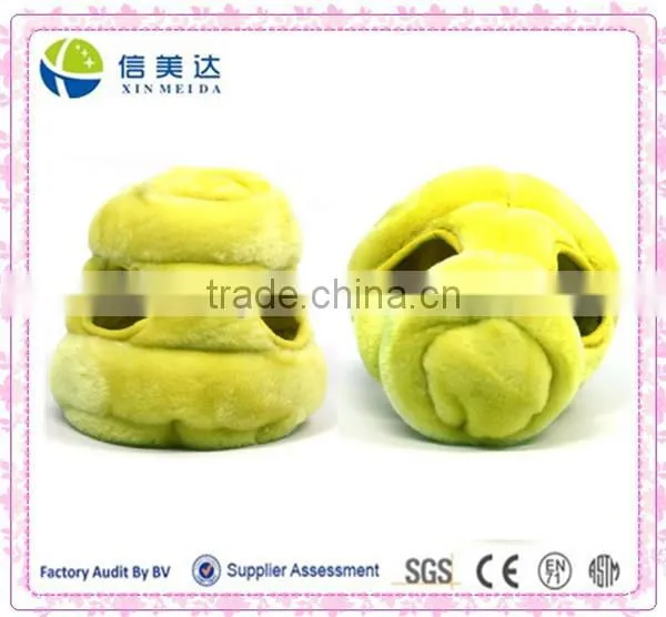 Large and Yellow 4-Piece Bee Plush Dog Toys Squeak Toy