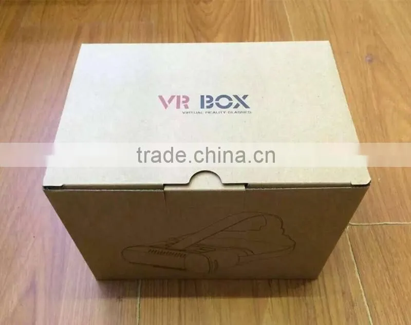 2016 Ausek google cardboard Smartphone Headset Virtual Reality vr box 3d video glasses for smart phone