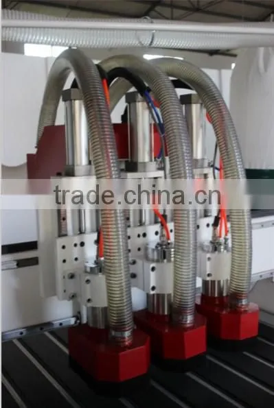 ZK-1325 Air Cylinder ATC CNC Router With 3 Tools Changing 1300*2500*200mm
