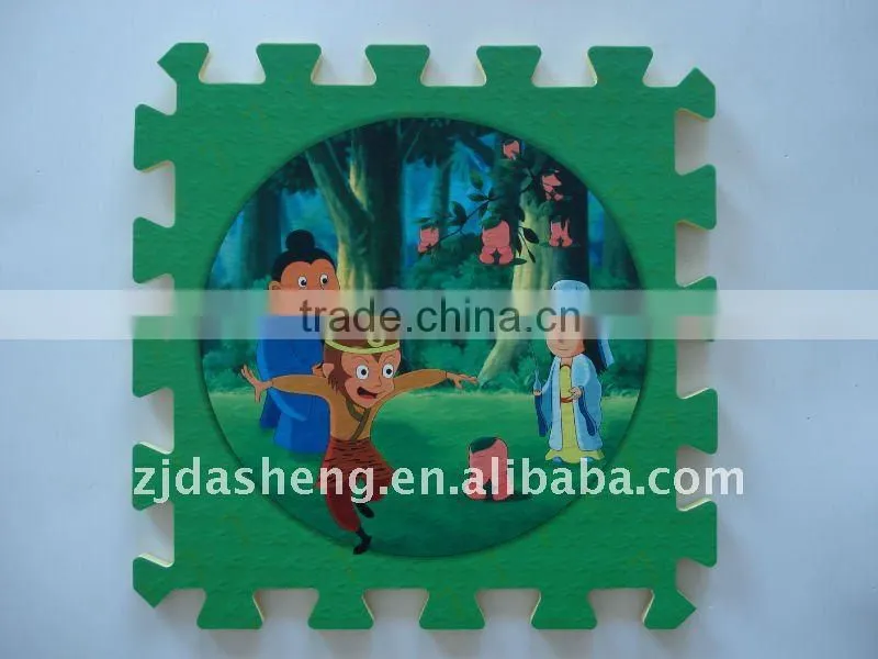 EVA kid mat with heat transfer printting