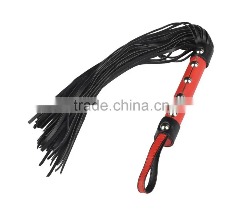 sex products leather PU material whip adult toys horse whip Leather Flirt Whip