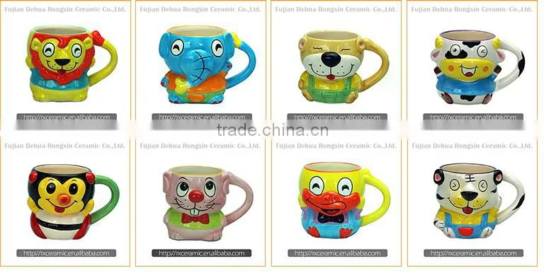2015 Hot Sale High Quality Ceramic Animal Coffee Cup