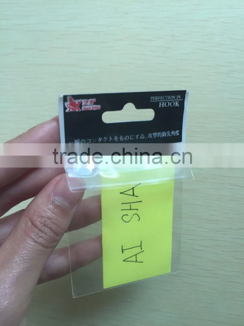 Stand Up Zip Lock Plastic Bag With Laser Tear Line