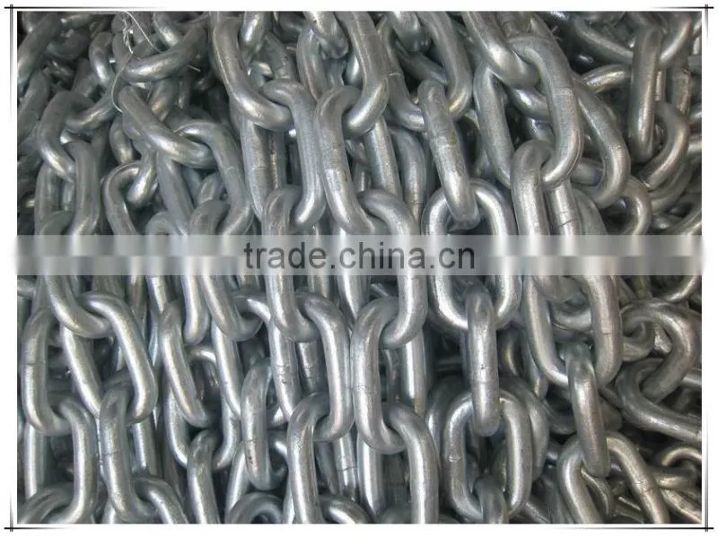 galvanized welded lifting chain link for shipment