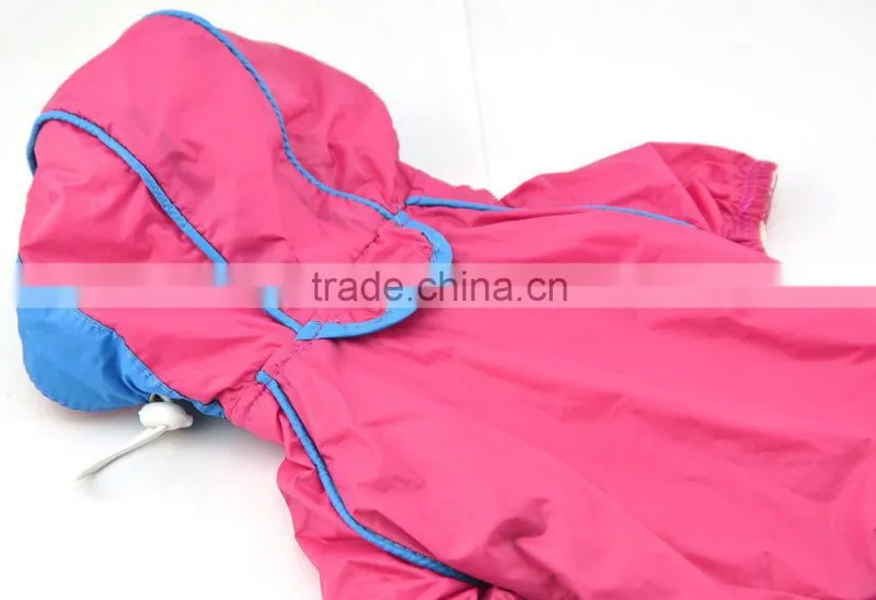 promotional double layer dog raincoat