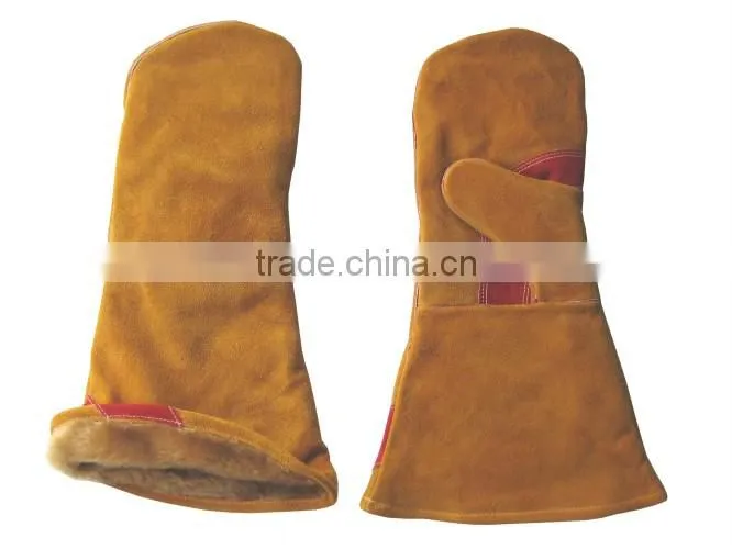 Cow Split Leather Mitten Welding Glove