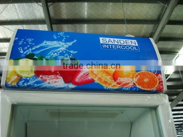 228L refrigeration equipment glass door display showcase