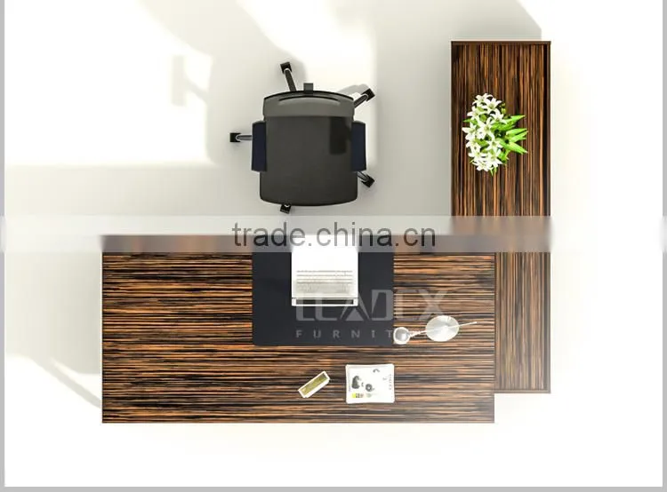 latest design hot sale manager desk with alum frame