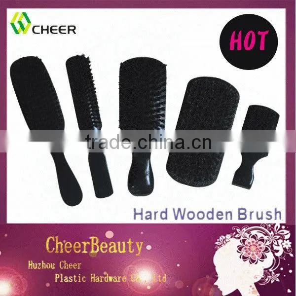 Wooden hair brushes HB027/wooden handle round hair brushes/wooden hair brushes wholesale