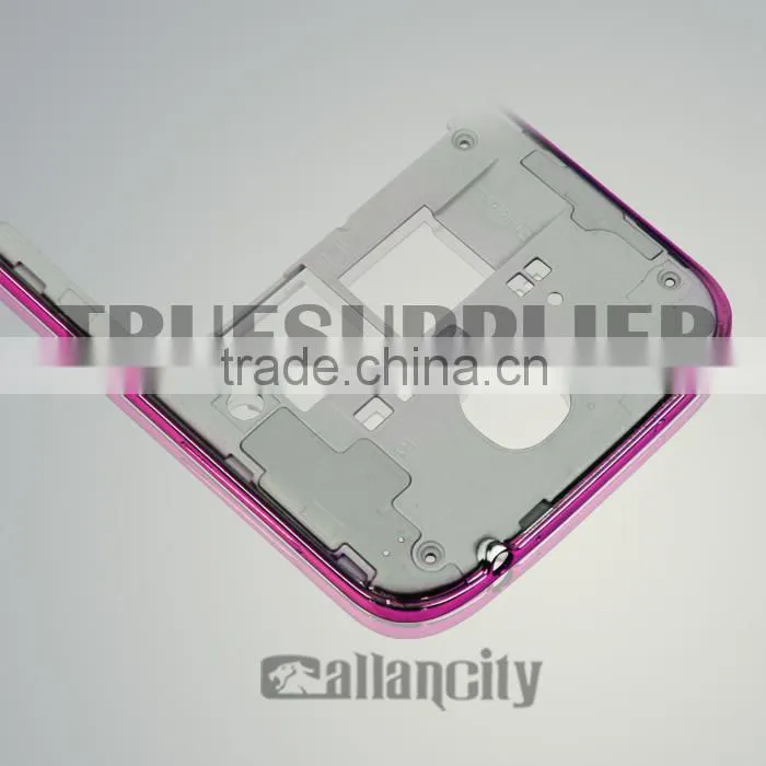 New design hotsell for Samsung hot pink color middle plate for samsung s4 grand housing