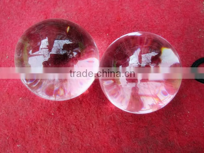 2015 Factory supply customed 30mm clear artificial crystal ball