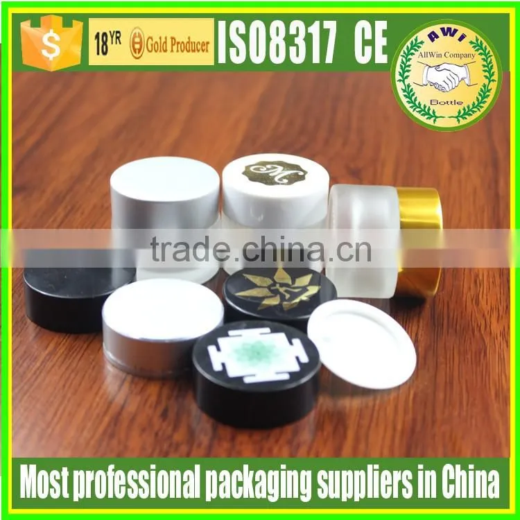 frosted 100ml glass empty cream jar frosetd matte cheap facial cream glass jars with aluminum cap