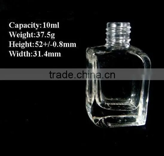 DIY Nail Polishes glass Bottle container /cosmetic ovals china manufacturer