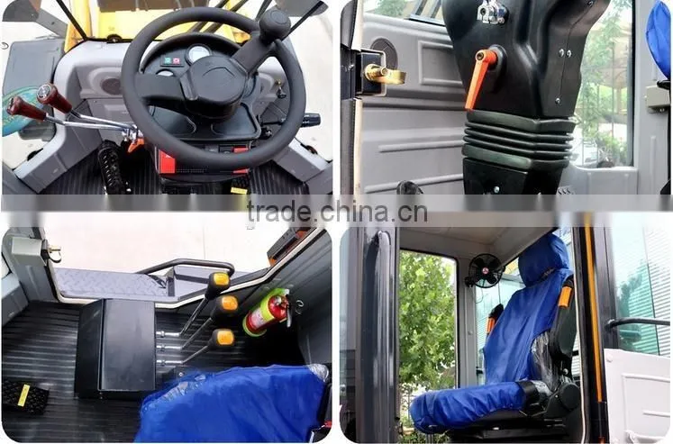 3Ton 4.5m Superhigh Forklift Wheel Loader Manufacturer China With CE Cetification