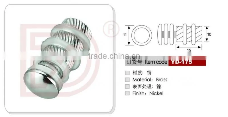 Copper Nets and Single Head Shelf Support Pin with Aprons